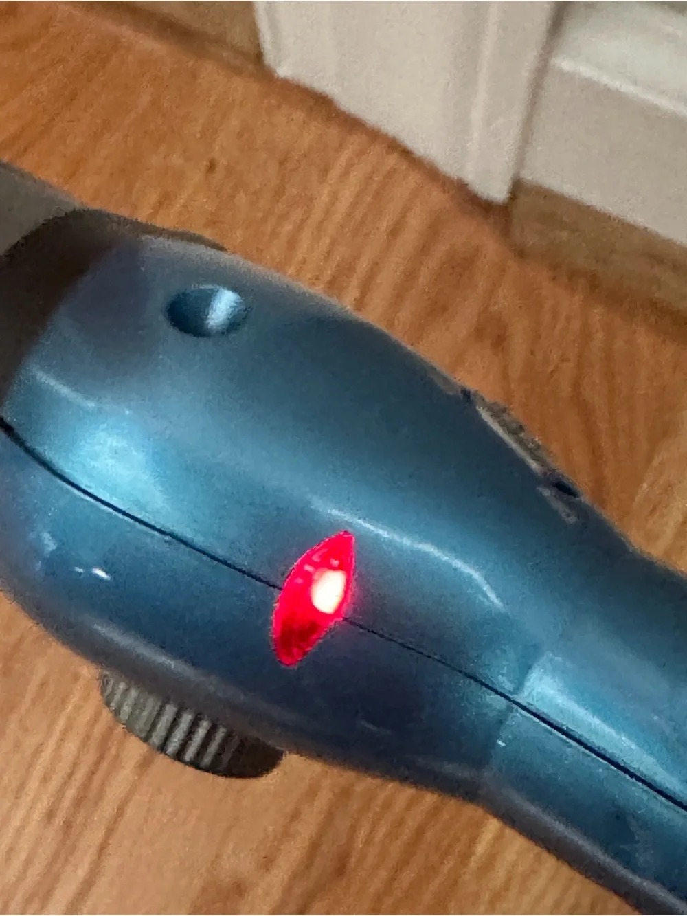 Blue Tapered Curling Wand